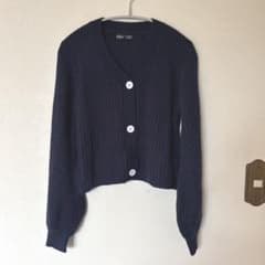 【SHEIN】ショート丈リブカーディガンのサムネイル
