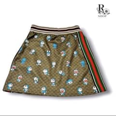 グッチ GUCCI ドラえもん GG 総柄 ミニスカート シェリーライン - メルカリ