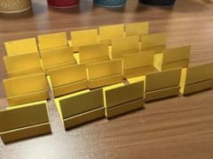 結婚式 披露宴 カードスタンド ゴールド 20個セット　　テーブルナンバーのサムネイル