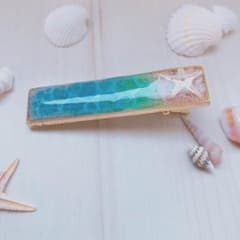 海レジン＊ヘアクリップのサムネイル
