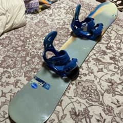 初心者向け BURTON 153cm CUSTOM バイン付 スノーボードセット - メルカリ