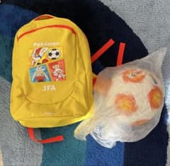 Pokémon ポケモン　JFA リュック 黄色　サッカーボール　セットのサムネイル