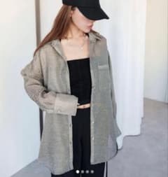Glam Lips グラムリップス 2WAY ニュアンス シアー SHIRT - メルカリ