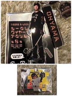阪神タイガース 大山悠輔 シークレットワイヤーリングアクリルキーホルダーTBDSのサムネイル