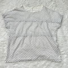 ユナイテッドアローズ　小ドット柄 半袖シャツ