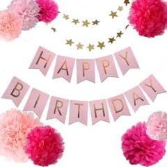 誕生日のお祝いセット★飾りつけのサムネイル