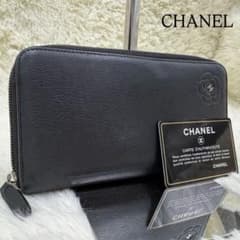 ✨美品✨シャネル カメリア 長財布 ラウンドファスナー ココマーク 