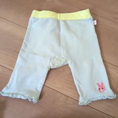ホットビスケッツウサギ刺繍付きドット柄パンツのサムネイル