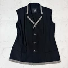 希少 Y's ワイズ アーカイブ ノースリーブジャケット ブラック フリーサイズ 希少 Y's ワイズ アーカイブ ノースリーブジャケット ブラック