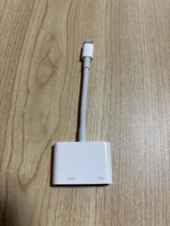 iPhone 純正 HDMI 変換アダプタ ライトニングケーブルのサムネイル