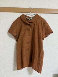 Miss Chloé 半袖ブラウス ブラウンのサムネイル