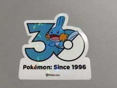 韓国限定】 ポケモン 30周年 ステッカー ミズゴロウ ※セット売りあり