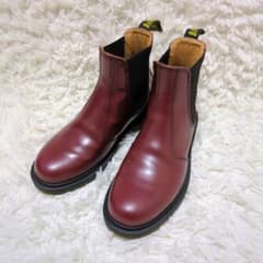 ⭕️美品⭕️　ドクターマーチン　チェルシーブーツ　チェリーレッド　UK6 ⭕️美品⭕️ ドクターマーチン チェルシーブーツ チェリー