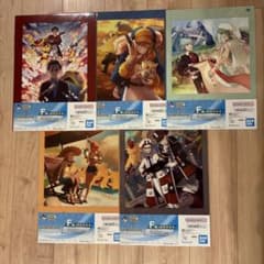 一番くじ ポケモンマスターズEX F賞 ポケマスアートクリアポスター　5種類のサムネイル