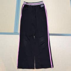 160サイズ　 キッズジャージ　ピンクストライプ