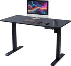 電動 昇降式デスク 衝突検知 USBコンセント付きAED-1260 BK/MBK - メルカリ