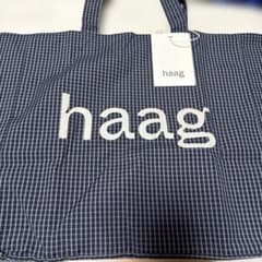 新品】韓国ブランドhaag(ヘイグ) トートバッグ Blue Grey - メルカリ