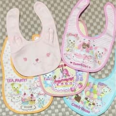 スタイ☆よだれかけ☆スタイ5点セット☆motherways☆マザウェイズのサムネイル