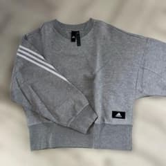 adidas クルーネック スウェット グレーのサムネイル