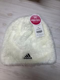 アディダス ビーニー 帽子 adidas 白 ホワイトのサムネイル