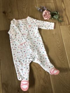 ロンパース  長袖　秋冬　新生児　50 女の子のサムネイル