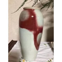 週末値下げ」辰砂秞 花瓶 - メルカリ