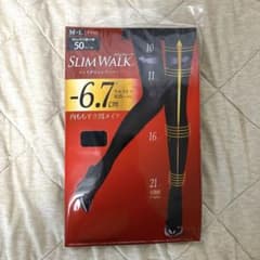 スリムウォーク サイズダウンシアータイツ 50デニール M〜L - メルカリ