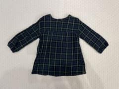 無印良品　ワンピース　チュニック　100 チェックのサムネイル