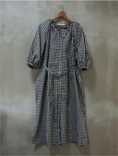 ハグオーワー　cloth＆cross ギンガムチェック　ワンピースのサムネイル