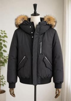 Mackage ブラックダウンジャケット 40 DIXON ボンバー - メルカリ