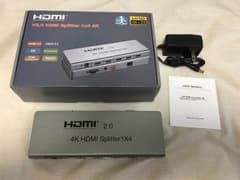 HDMI スプリッター 1入力4出力 HDMI2.0のサムネイル