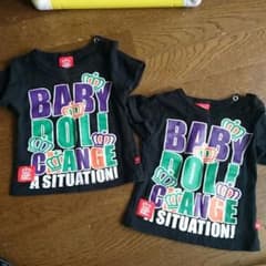 ベビードール お揃い 双子 半袖 Tシャツのサムネイル