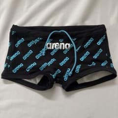 arena アリーナ 競泳水着 130cm ブラック×ブルー タフスーツのサムネイル