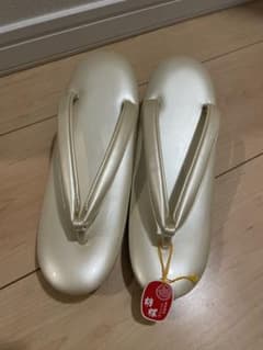 神田胡蝶　草履　サイズL 未使用のサムネイル