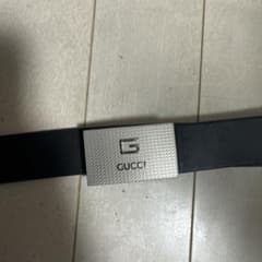GUCCI ブラック ベルト メタルバックルのサムネイル