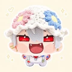 にじぬい にじまるっと バケハ ハンドメイド ぬい帽子のサムネイル