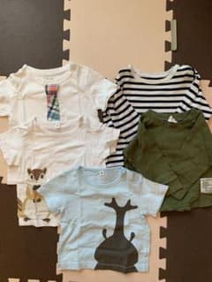80センチ　まとめ売りTシャツ&カットソーのサムネイル