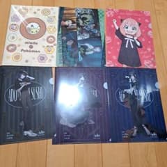 포켓몬 기타 애니메이션 캐릭터 클리어 파일 6장 세트