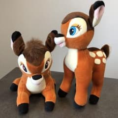 レア 美品 ディズニー バンビ ぬいぐるみ 二匹セット - メルカリ