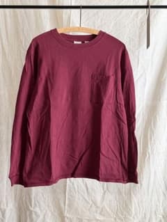 Goodwear バーガンディ 長袖Tシャツ Lサイズのサムネイル