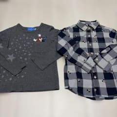 미키 론 T, 긴팔 셔츠 size:110 2점 세트