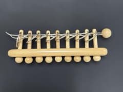 【知恵の輪】木製 九連環 九連リング 知育玩具 脳トレ パズルのサムネイル