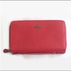 新品【COACH】カード大量収納!パスポートも入って旅行に便利ダブルジップ長財布のサムネイル