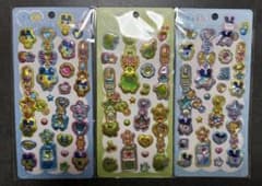 正規品新品未使用　たまごっち ぷくキラ シール 3枚くちぱっち みみっちまめっちのサムネイル