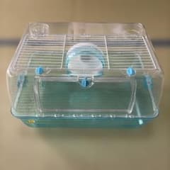 ハムスター小動物用クリアケージ 回し車付き パイプセット、他アクセサリーのサムネイル