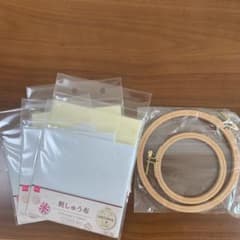 刺繍布　刺繍枠のサムネイル