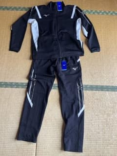Mizuno フルジップジャージ Lサイズ ディープネイビー/ホワイトのサムネイル