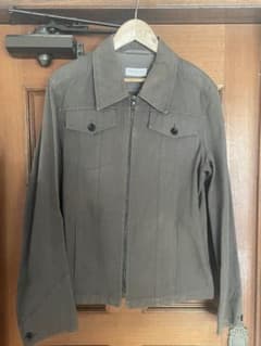 DRIES VAN NOTEN / ジップアップ ブルゾン カーキ S - メルカリ