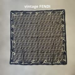 vintage FENDI Zucca Pattern Large scarf - メルカリ