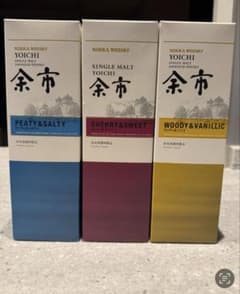 NIKKA WHISKY 余市 シングルモルト 3種セット - メルカリ